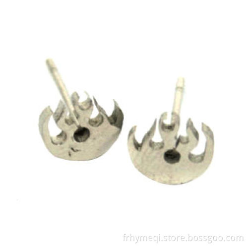 Stainless Steel Earrings, Made of 316 Stainless Steel